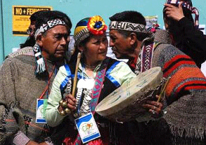 Schwarzhaarige
                        Mapuches