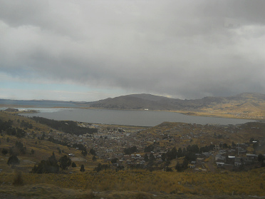 El lago Titicaca cerca de Puno