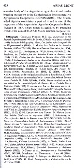 Encyclopaedia Judaica: Argentinien,
                          Bibliographie, Band 3 Kolonne 433