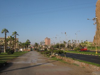 St.-Martinsallee, die Einfahrt nach Arica