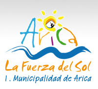 Arica, logotipo con
                        sol de la municipalidad de Arica [1]
