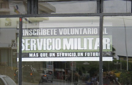 Propaganda para el servicio militar, placa