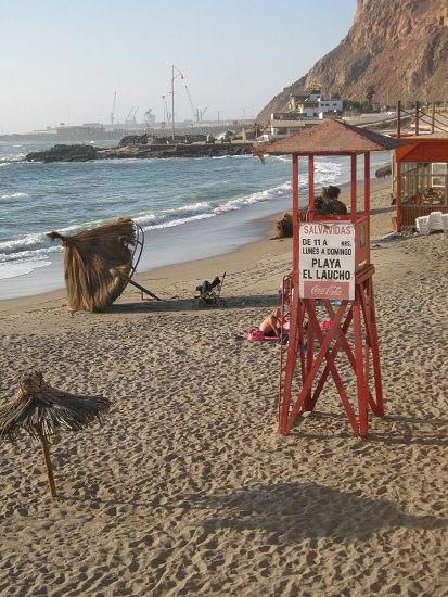 Laucho-Strand, Wachturm