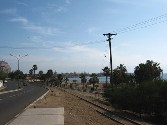 Chile-Allee, Sicht auf den
                                  Morroberg 03