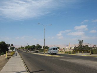 Chile-Allee, Sicht nach Norden