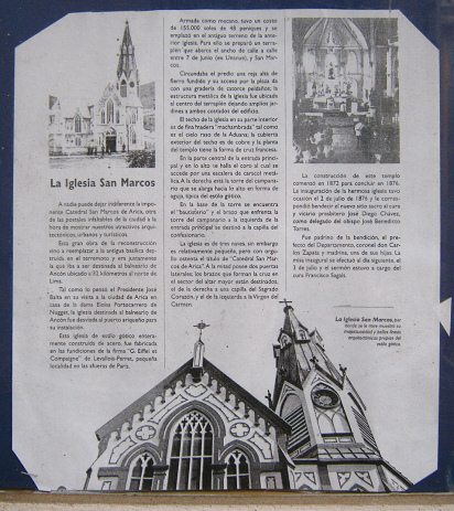 Artikel 20: Die Markuskirche
                          ("Iglesia San Marcos")