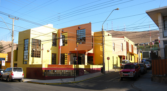 La biblioteca Cruz de Arica,
                                  panorama