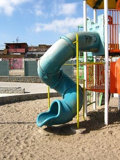 Kinderspielplatz, Nahaufnahme 01