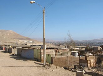 Der obere Rand des
                                  Siedlungsgebiets am Kartoffelberg