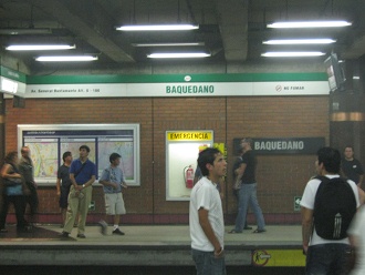 U-Bahnstation Baquedano