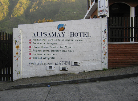 Hotel Alisamay, die Versprechungen mit
                          "Qualität, Zuverlässigkeit und zum
                          richtigen Preis"