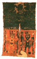 Wari: Tejido con
                        motivos m�ticos