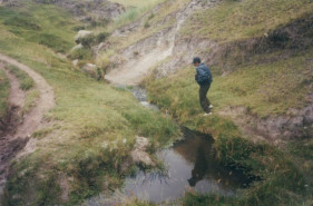 Ciriaco Sosa going on the path