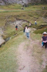 The people had to march the last part