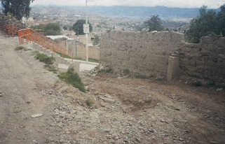 Carretera catastr�fica del pasaje Alameda
                        Bolognesi