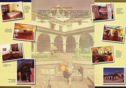 Ayacucho: Hotel Plaza, prospectus 02:
                        Propaganda for colonial style