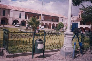 Plaza de Armas, trash can / waste bin