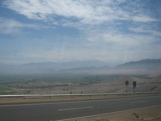 Vista al valle Chancay