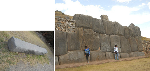 Cusco
                                      Sacsayhuamán: Die Basismauern von
                                      Sacsayhuamán Teil 1, geometrischer
                                      Steinbalken und Gigamauern