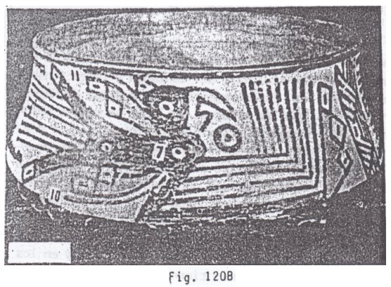 Fig. 120B:
                            cermica con ave con lneas de energa 01