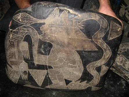 Ein Weiser mit einer Echse und einer
                          Schlange 02