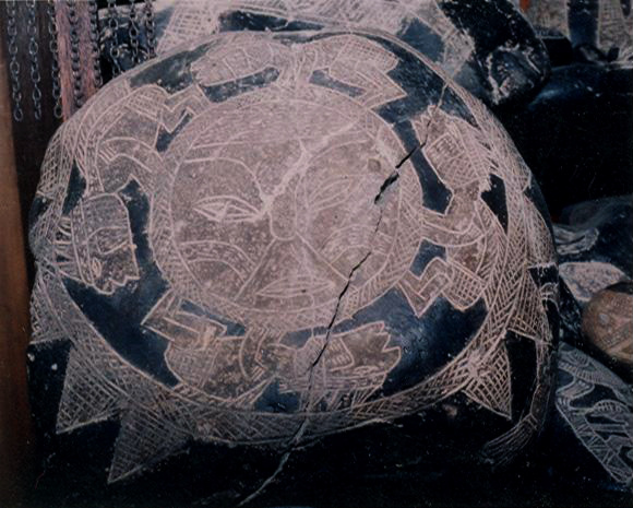 The stone with the
                        mandala of the sun and the wise men (02)