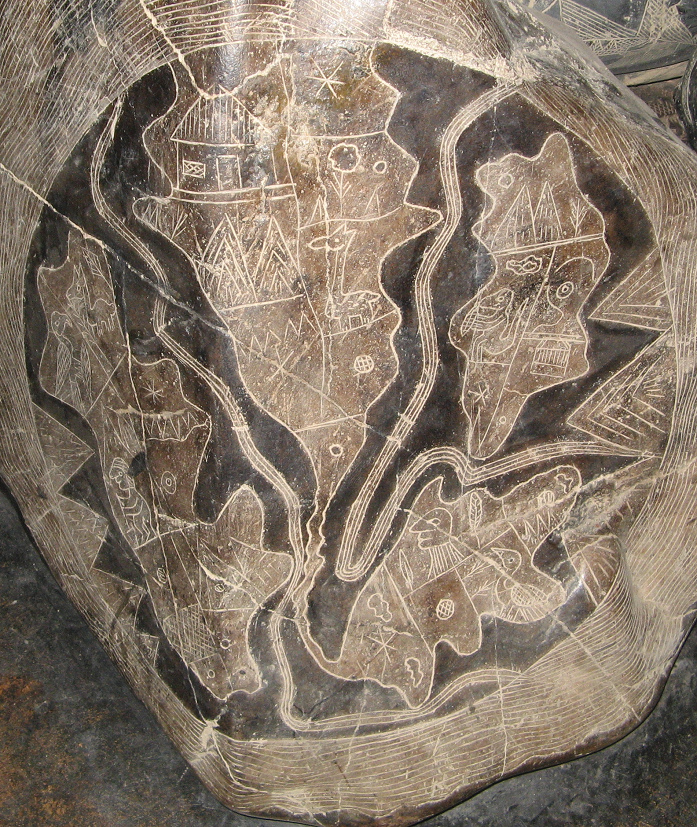 Weltkarte, Nahaufnahme