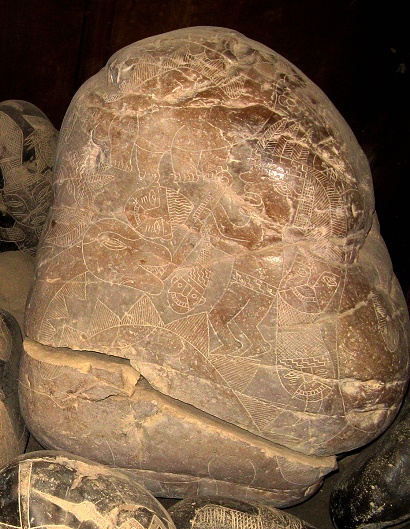 A wise man attacking a dinosaur 01