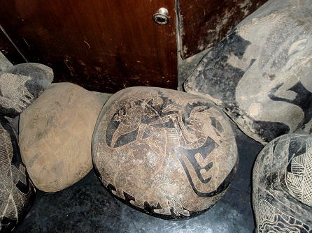 A
dinosaur killing a wise man, and a wise man
is killing a dinosaur A dinosaur killing a wise man, and a
wise man is killing a dinosaur