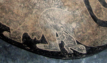 The dinosaur and a little lizard The dinosaur and a little lizard