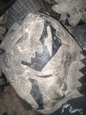 Kaiserschnitt 05, das Baby wird
                            herausgeholt