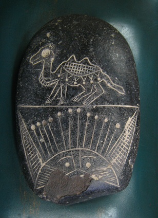 Ein Kamel und eine Sonne