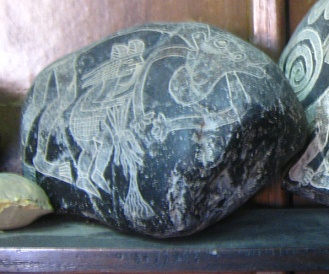 Sabio con el mono de Nazca