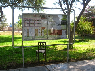 Notice board with more indications