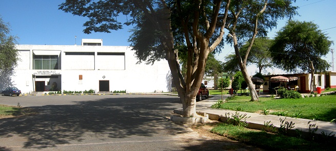 The museum with the little shop at the
                            right side, panoramic photo