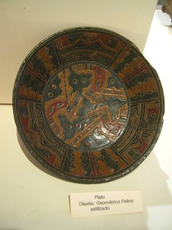 Plato de
                          la cer�mica Par�cas 01