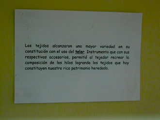 Der
                          Text zum Taillen-Webstuhl