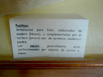 Texto sobre las agujas de tejer