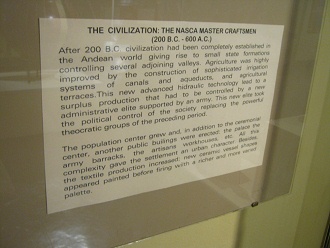 Texts about Nazca culture in English