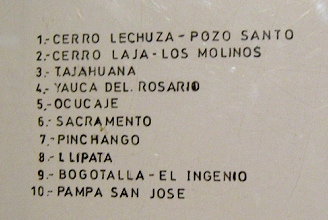 The legend of the map