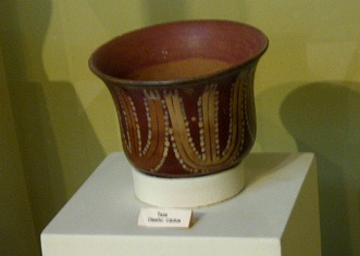 Bowl with cactus design