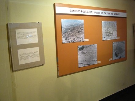 Tablero grande con la descripci�n de
                            las regiones de la cultura Chincha