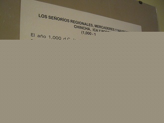 Textos sobre la cer�mica de la cultura
                            de Chincha en espa�ol