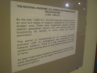 Textos sobre la cer�mica de la cultura
                            de Chincha en ingl�s