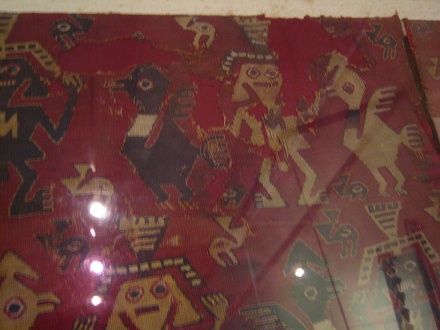 Tela 01 de la cultura Chincha,
                                    detalle 02