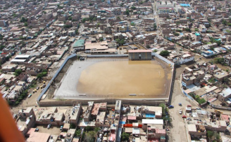 Inundacin de un estadio "El
                            Porvenir" en Trujillo