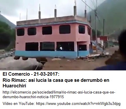 La casa en
                  Huarochir est en la zona de dique y el ro toma la
                  casa 02