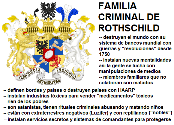 Escudo de la familia
                                        criminal de Rothschild