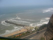 Miraflores, parque de los enamorados: Vista
                        al mar (Pac�fico)