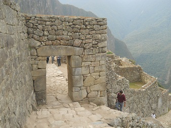 Machu
          Picchu: Puerta del Sol principal, vista del exterior